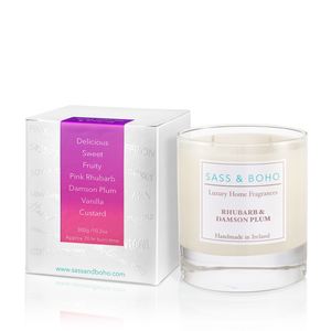 Damson Plum Double Wick Candle | Double Wick Candle | Sass & Boho