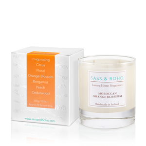 Moroccan Orange Blossom Candle | Orange Blossom Candle | Sass & Boho